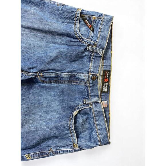 Ariat M4 Cat 2 Low-Rise Flame Resistant Bootcut Denim Jeans Men's Size 40X30 - Picture 4 of 16